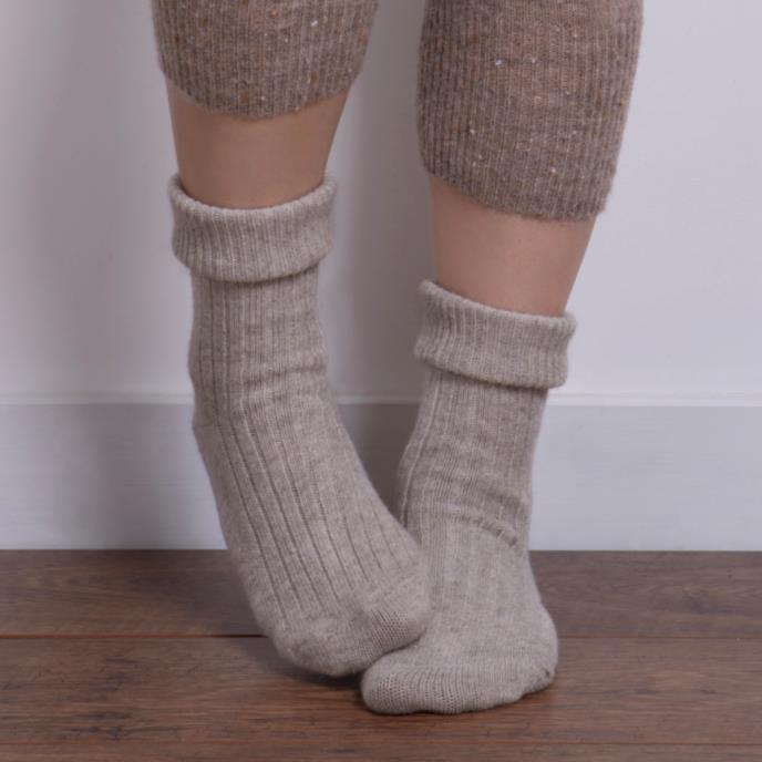 totes toasties® Ladies Cashmere Blend Socks Mink